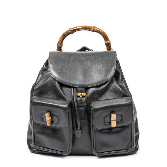 Gucci Large Bamboo Backpack - Picture 1 of 10